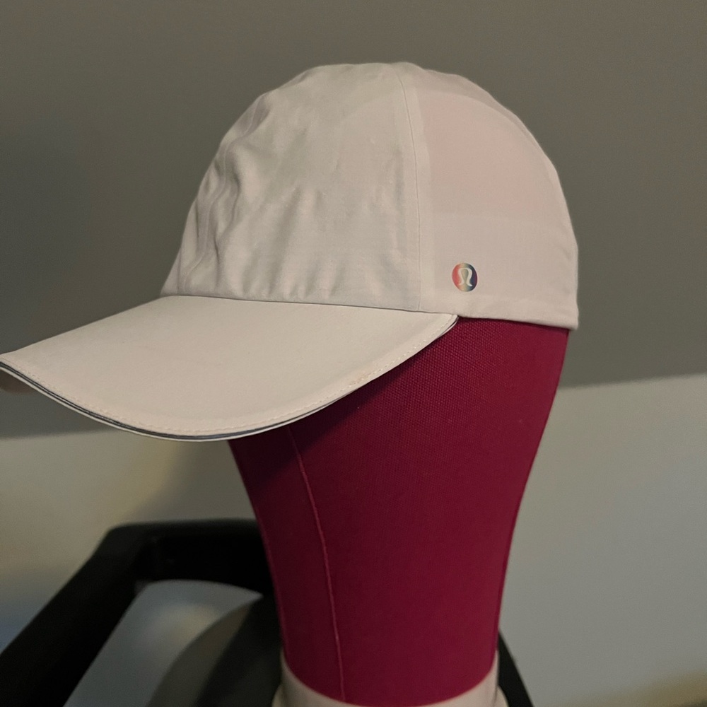 Lululemon White Baseball Cap